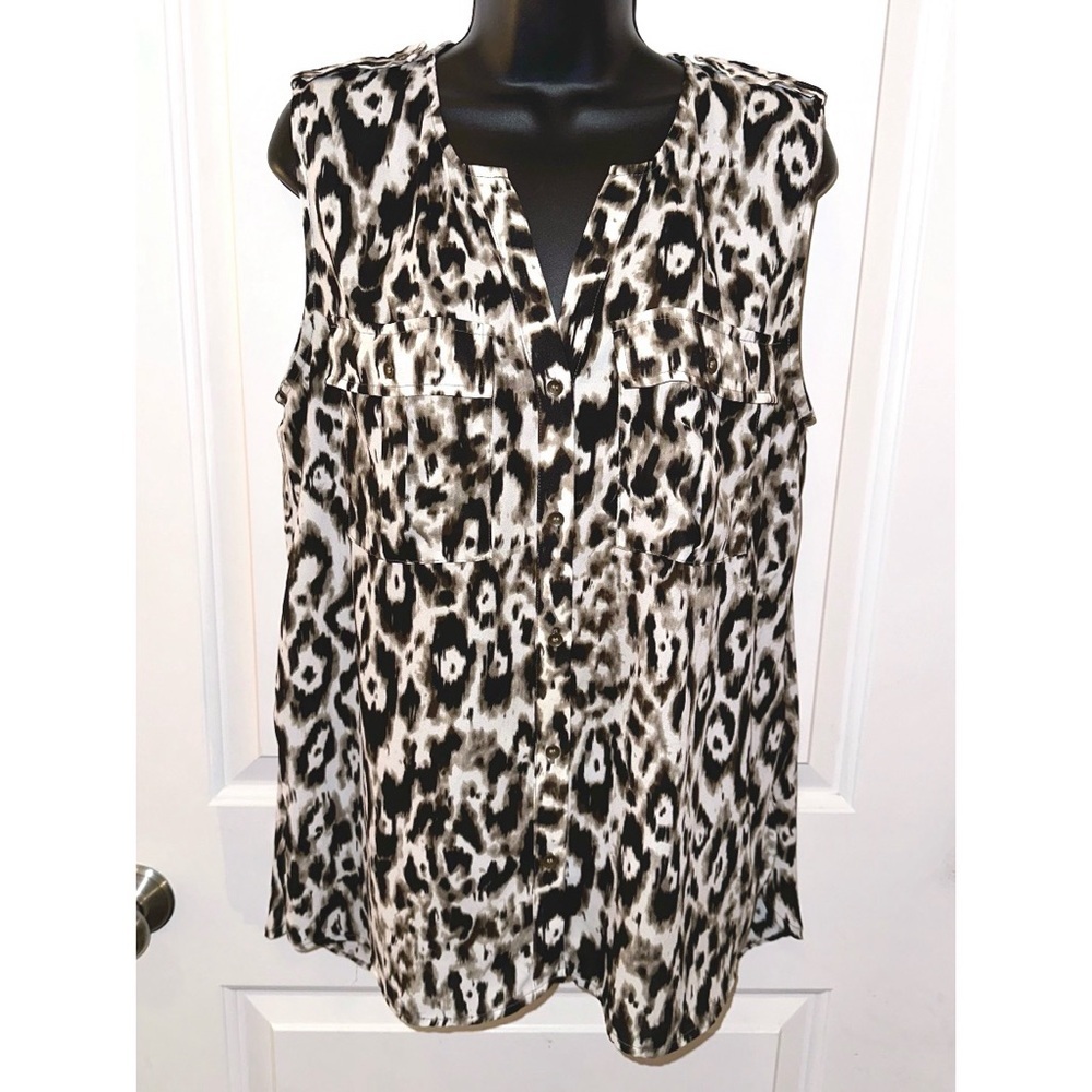 Maurice’s leopard print blouse